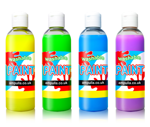 paint bottles