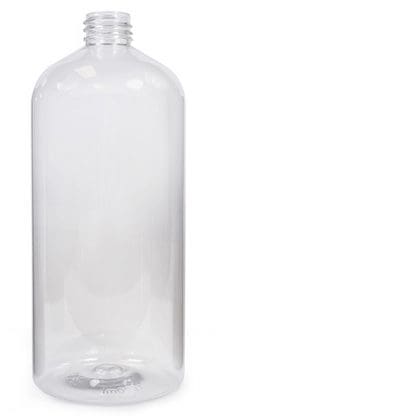 1l Clear Boston PET Plastic Bottle - Ampulla Packaging - 0161 367 1414