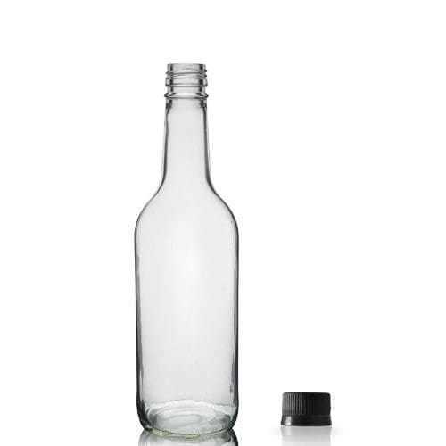 500ml Amber Glass Sirop Bottle & Aluminium Cap