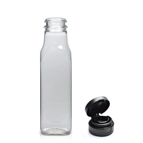 black plastic bottle caps