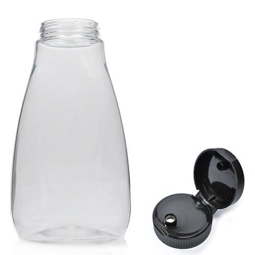 Gray Glass Long Neck Bottle w/Frosted Bottom, Large