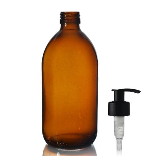 Wholesale 250ml 500ml 1000ml Round Glass Bottle with Stopper Caps