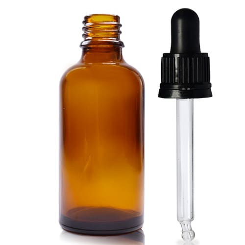 30ml Amber Bottle With Tamper Evident Pipette - Ampulla Ltd