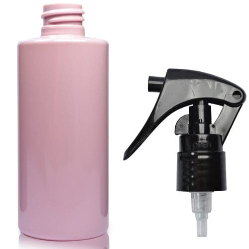 100ml Pink Plastic Bottle With Trigger Spray Ampulla Packaging