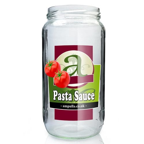 1062ml Glass Pasta Sauce Jar - Ampulla Limited - 0161 367 1414