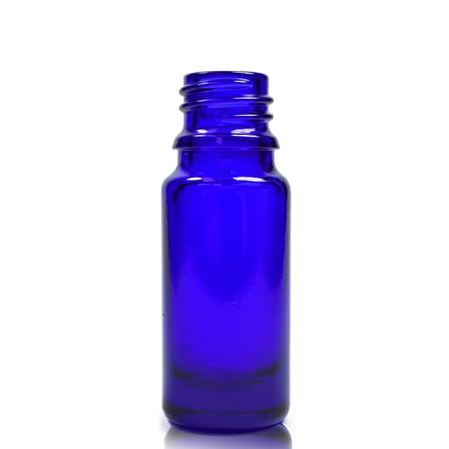 Cobalt blue hot glass bottles.