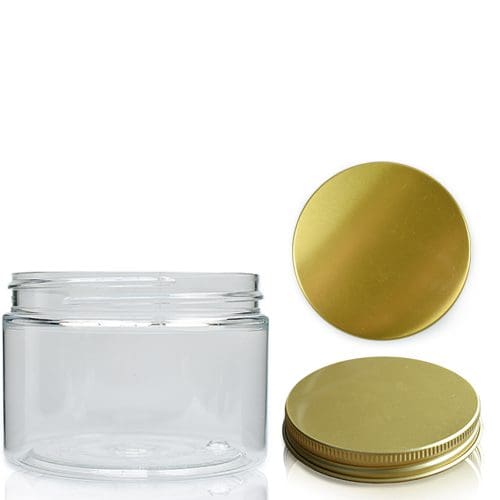 150ml Wide Neck Screw Top Jar With Gold Cap - Ampulla LTD