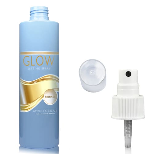 250ml Light Blue Setting Spray Bottle - Ampulla - 0161 367 1414